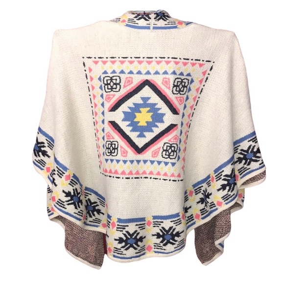 Flying Tomato Jackets & Blazers - Flying Tomato Aztec Cardigan Shawl S/M